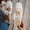 White, variant on Closed Toe Flats for Women Solid Color Slip On Loafer Casual Outdoor Walking Mules Office Penny Shoes