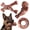 Brown, variant on Dog Toys for Aggressive Chewers,Indestructible for All Breeds,3 Pack Tough Nylon Chew Toys to Keep Dogs Busy