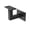 Black Matte, variant on Inline Design Magnetar Square Adjustable Handrail Bracket, Flat Rail, Satin Stainless Steel