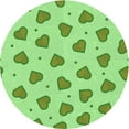thumbnail image 1 of Ahgly Company Machine Washable Indoor Round Transitional Jade Green Area Rugs, 4' Round, 1 of 7