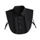 thumbnail image 3 of Blusa elegante y de color negro con cuello falso para mujer, para prendas de vestir, camisas y uniformes, 3 of 8