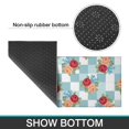 thumbnail image 6 of Pioneer Flower Floral Print Pattern Kitchen Rugs Sets Of 2, Anti Fatigue Non Slip Washable Floor Mats for Kitchen Sink Laundry, 17X30 Inch + 17X47 Inch, 6 of 6