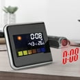 thumbnail image 6 of LCD Digital LED Projector Projection Weather Station Calendar Snooze Alarm Clock, 6 of 8