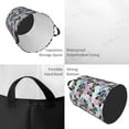 thumbnail image 2 of Sikiie Bright Butterflies1 Print Round Dirty Clothes Basket, Waterproof Standing Foldable Storage Basket, for Laundry Room, Bedroom, Bathroom Storage-Small, 2 of 6
