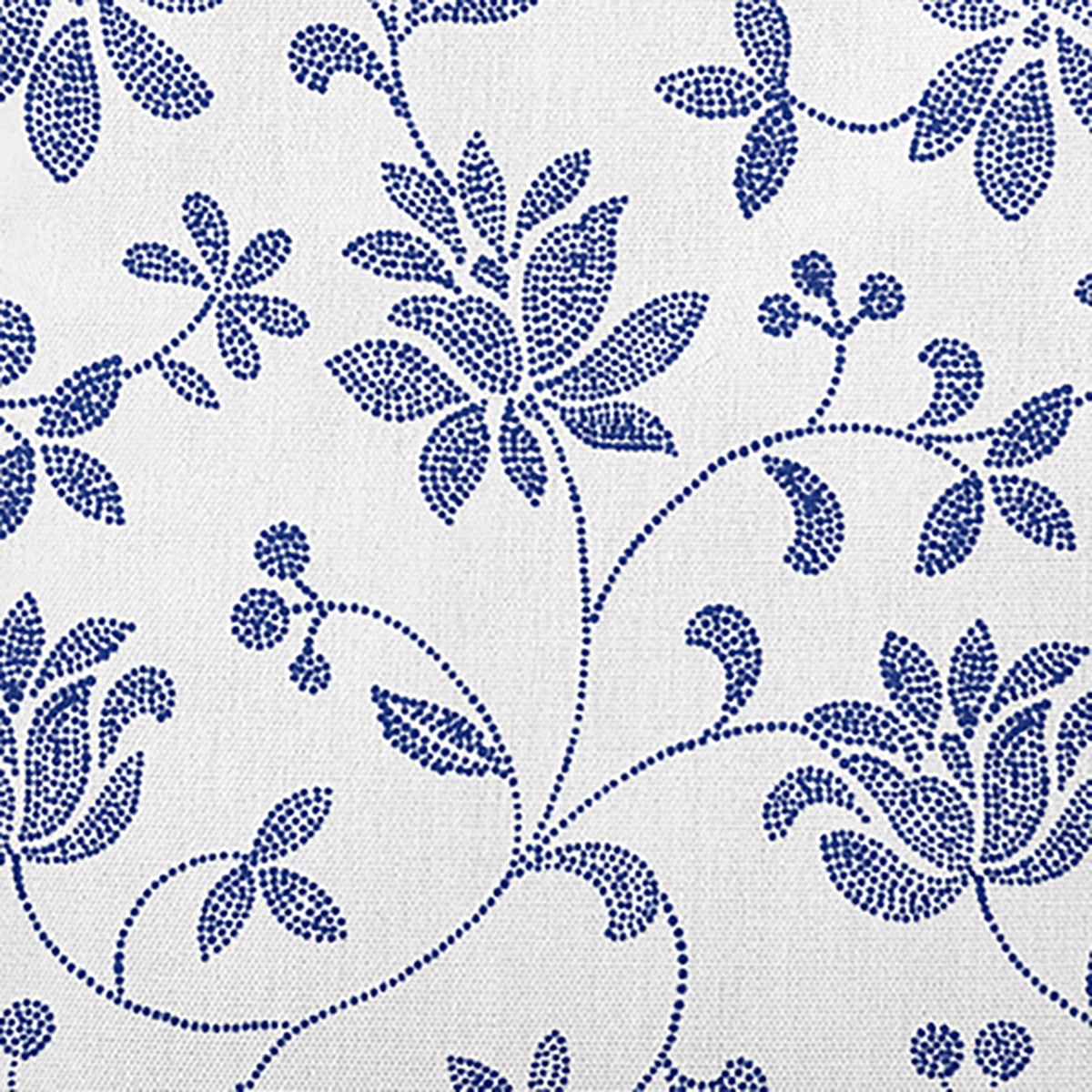 20" x 14" Simply Daisy Traditional Floral Polyester Accent Pillow, Porcelain Blue Qty 1