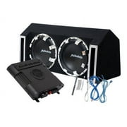 AudioBahn Murdered-Out Party Pack AMPP212H - Subwoofer - for car - 800 Watt - 12"