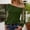 Green, variant on Duojiaj Elegant Off Shoulder Net Overlay Lightweight Top For With Neckline Long Sleeve Fashion Blouse Women's Blouses