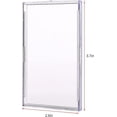 thumbnail image 4 of Card Sleeves, Trading Cards Sleeves Kit - 10 Hard Plastic Covers Soft Clear Card Sleeves + 1 Display Stand, 4 of 5