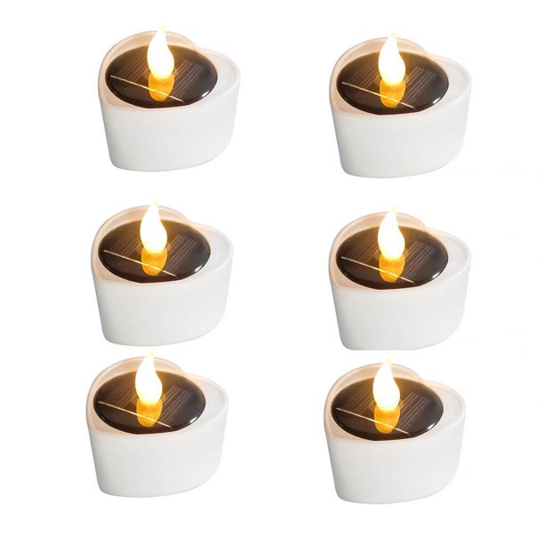 Matsuzay La luz de la solar llevó las luces del té de la lámpara de la convenientes para el banquete de boda de la decoración del día de Iluminación navideña Blanco Matsuzay HA024703-02