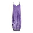thumbnail image 4 of Robes Maxi pour Femmes Été Robe à Bretelles Spaghetti Grande Taille Décontractée Ample Plage Boho Robe d'Été avec Poches, 4 of 5