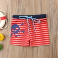 thumbnail image 5 of Douhoow Toddler Boys Swimming Trunks Swim Shorts Kids Summer Stripe Printed Trunks, 5 of 9