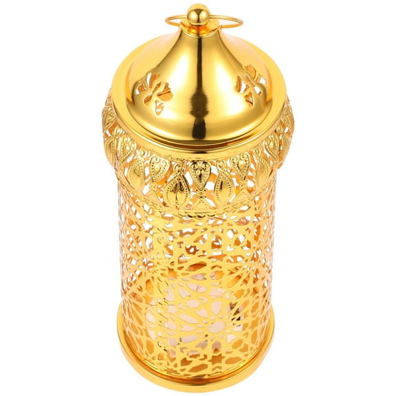 unbranded  Moroccan Style Lantern Lanterns Outdoor Decoration Retro Golden