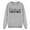 Grey, variant on Festive Christmas Black Crewneck Sweatshirt for Children, Holiday Pullover for Boys and Girls, Age 6-12