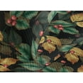 thumbnail image 3 of Ambesonne Dreamy Forest Quilted Coverlet 3 Pcs, Leafy Scene Jungle, Queen Size, Mustard Sea Green Coral, 3 of 4