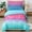 Pink, variant on PERFEMET 4 Piece Cozy Toddler Bedding Set for Girls,Gradient Pink Turquoise Glitter Star Comforter,Breathable Lightweight Microfiber