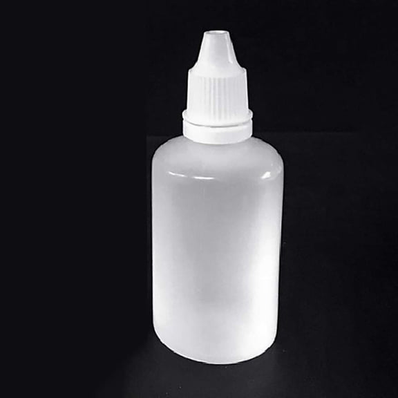 100Ml Plastic Dropper Bottles with Lids - Empty Refillable Bottles for Eye Drops - 100Ml Mini Empty Squeezable Liquid Drops Bottles Refillable Bottle with Screw Cap White, 1 Empty Makeup Organizers