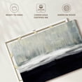 thumbnail image 6 of Elephant Stock White On Blue Wall Art - Horizontal Canvas Wall Art - Living Room Wall Decor - Abstract Canvas - Black And Gray Decor By Taylor Hamilton - 24" x 16", 6 of 8