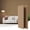 Walnut, variant on Garvee 2-Pack Acoustic Panels 47.2 x 23.6 Inches, MDF Wood Slat Sound Absorbing Wall Panels with PET Felt Backing, Noise Reducing Decorative Panels for Home Theater Living Room , Deep Black