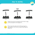 thumbnail image 4 of SkyBound Universal Replacement Trampoline Springs with Spring Tool Heavy-Duty Galvanized Steel Set of 12-48 Sizes 3.5" to 8.5" for Skywalker, JumpKing, UpperBounce, SportsPower and Others 3.5 Inch 36 Pack, 4 of 8
