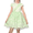 Green Pearl, variant on Girls Dresses Short Sleeve Butterfly Floral Tulle Garden Party Picnic Spring Easter 4 Years