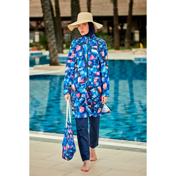 Colourful Burkini Modest Swimwear R2405 USA