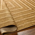 thumbnail image 5 of BoutiqueRugs Dyami Geometric Bordered Area Rug - Modern Minimalist Solid Color Carpet for Living Room, Patio, Terrace - Outdoor Safe - Beige, Cream - 18" x 18" Sample, 5 of 10