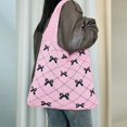 thumbnail image 2 of ibiyuan Teacher Tote Bag Spacious Versatile Printed Shoulder Tote Bag for Women, Elegant Stylish Daily Casual Leisure Handbag Gifts For Girlfriend, 2 of 9