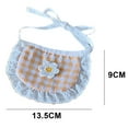 thumbnail image 7 of SPRING PARK 1PCS Dog Bandanas Flower Decoration Washable Cotton Bibs Sarf, Exquisite Dog Kerchief for Small Medium Dogs and Cats, 7 of 7
