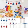 thumbnail image 5 of Zmeidao 9Pcs 4th of July Patriotic Hanging Star Ornament, Red White and Blue Stars Ornament Independence Day Tree Decorations for Memorial Veteran Day Party Decor, 5 of 5