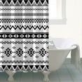 thumbnail image 3 of Waterproof Bohemian Shower Curtain 72x72 Inch Boho Style Polyester Unique Shower Curtain for Bathroom Hotel Home Decor with 12 Plastic Hooks, 3 of 4