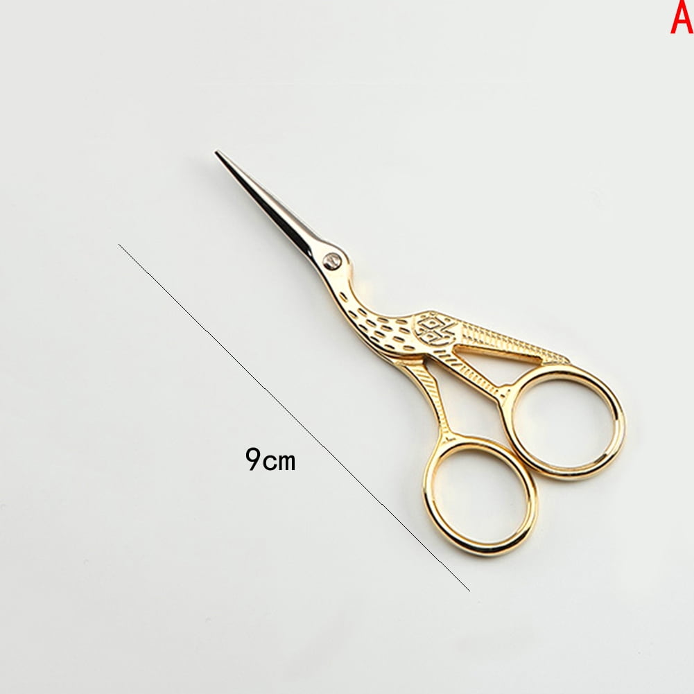 Creative Antique Crane Tailor Scissor Cross Stitch European Retro Classic Craft Sewing Tool Diy Handycraft Scissor LAW2025