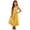 Yellow, variant on Busydd Jumpsuit Dresses for Girls 5-14 Years Trendy Sleeveless Straps Summer Dress Casual Solid Color Pleated Girls Maxi Dress 5-6 Years