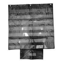 Kokiya 7 Sentence Strips Holder with Card Organizer for School Number Grammar Cards Black