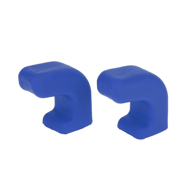 Cubiertas del gancho de remolque del parachoques del automóvil Unique Bargains para Jeep Wrangler JK JL Gladiator TJ 2007-2023, tapa de gancho de remolque de caucho azul 2pcs