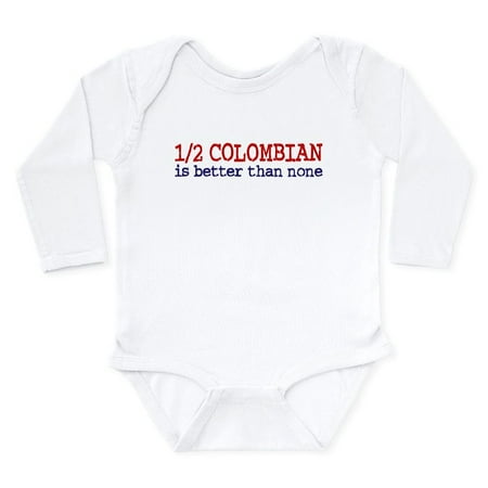 

CafePress - Halfcolombian33 Body Suit - Long Sleeve Infant Bodysuit