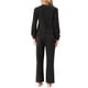 thumbnail image 3 of Conjuntos de sudadera para mujeres INSPIRE CHIC de 2 piezas, conjuntos de lounge de franela suave, suéter y pantalones de pijama, 2XL negro, 3 of 6