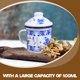 thumbnail image 4 of Taza de té, taza de agua para el hogar, taza para beber, taza de té esmaltada, taza de café con tapa, 4 of 7