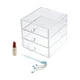 thumbnail image 4 of Organizador de maquillaje acrílico Yinane 3 cajones para tocador, 4 of 8