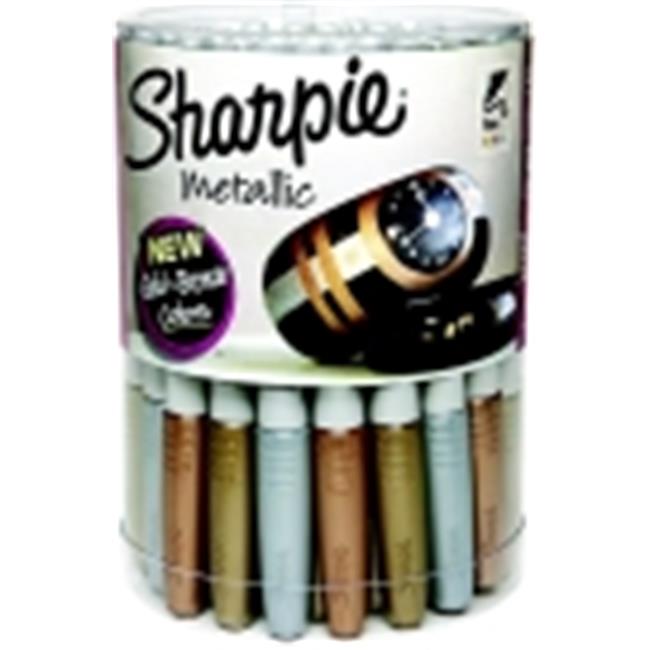 Sharpie Metallic NonToxic Opaque QuickDrying Permanent Marker, Pack 36