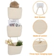thumbnail image 3 of EXHUMKY Panier Mural de Rangement pour Porte Utilisateurs Domestiques Lot de 1, 3 of 8