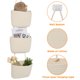 thumbnail image 3 of unbranded Organizador De Pared De Beige Con Colgantes Ideal Para Ahorrar Espacio En Habitaciones, 3 of 8