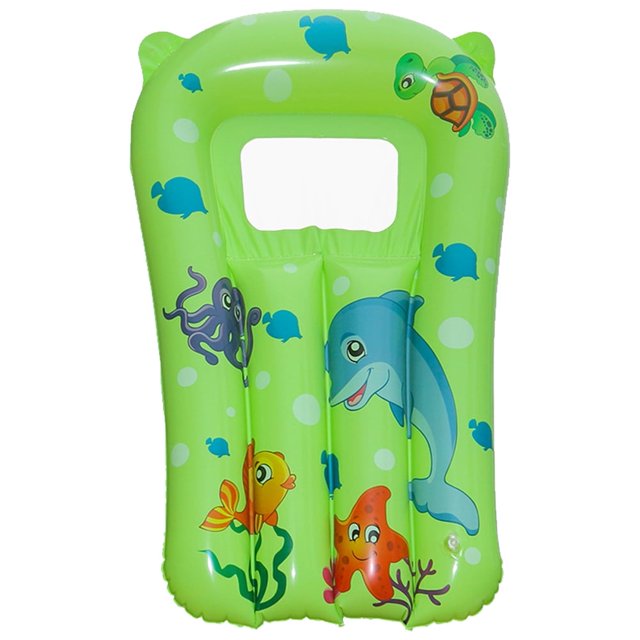 Tabla de surf flotante para niños, tumbona inflable a prueba de fugas para el verano (verde), flotadores de piscina para niños