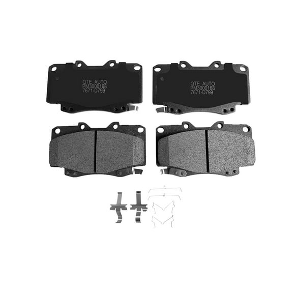 Front Ceramic Brake Pad Kit For 2000-2004 Toyota Tacoma