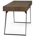 thumbnail image 2 of Simpli Home Lowry 54 inch Wide Solid Acacia Wood Modern Industrial Desk in Rustic Natural Aged Brown, 2 of 9