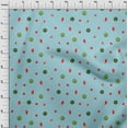 thumbnail image 3 of oneOone Organic Cotton Poplin Twill Fabric Watermelon Fruit Print Sewing Fabric BTY 42 Inch Wide, 3 of 4