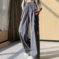 thumbnail image 5 of Kmdttou Wide Leg Cargo Pants Mid-waist Pocket Overalls Casual Pants In Spring And Summer, 5 of 9