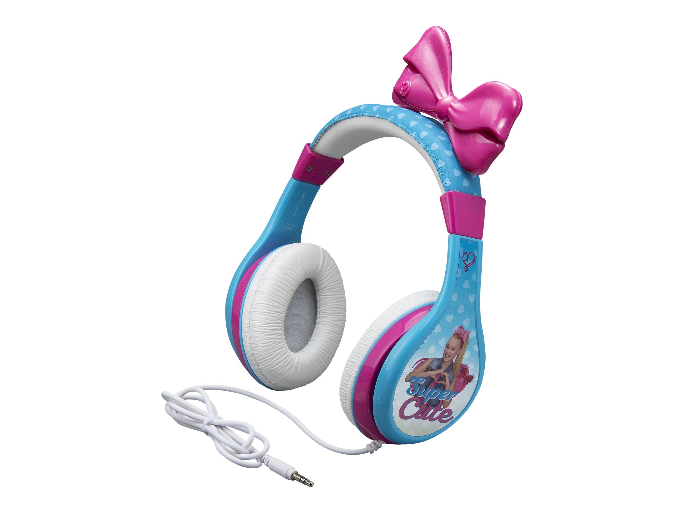 Surprise LOL Multi Wired On Ear Kids Headphones Pink and White Children Earphone 