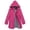Rose Red, variant on Thick Women Front-Zip Hooded Parka Coat Outdoor Waterproof Jacket BETT