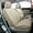Beige, variant on EKR Custom Fit Outback Car Seat Covers for Subaru Outback 2015 2016 2017 2018 2019 Base, Limited, Premium, Touring -Full Set Leather Car Seat Cushions(Black)