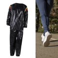 thumbnail image 4 of Fitness Sauna Suit Cola Traje de Sauna de Fitness Pantalones para Correr Camisa Chándal Unisex XXXL Negro, 4 of 8